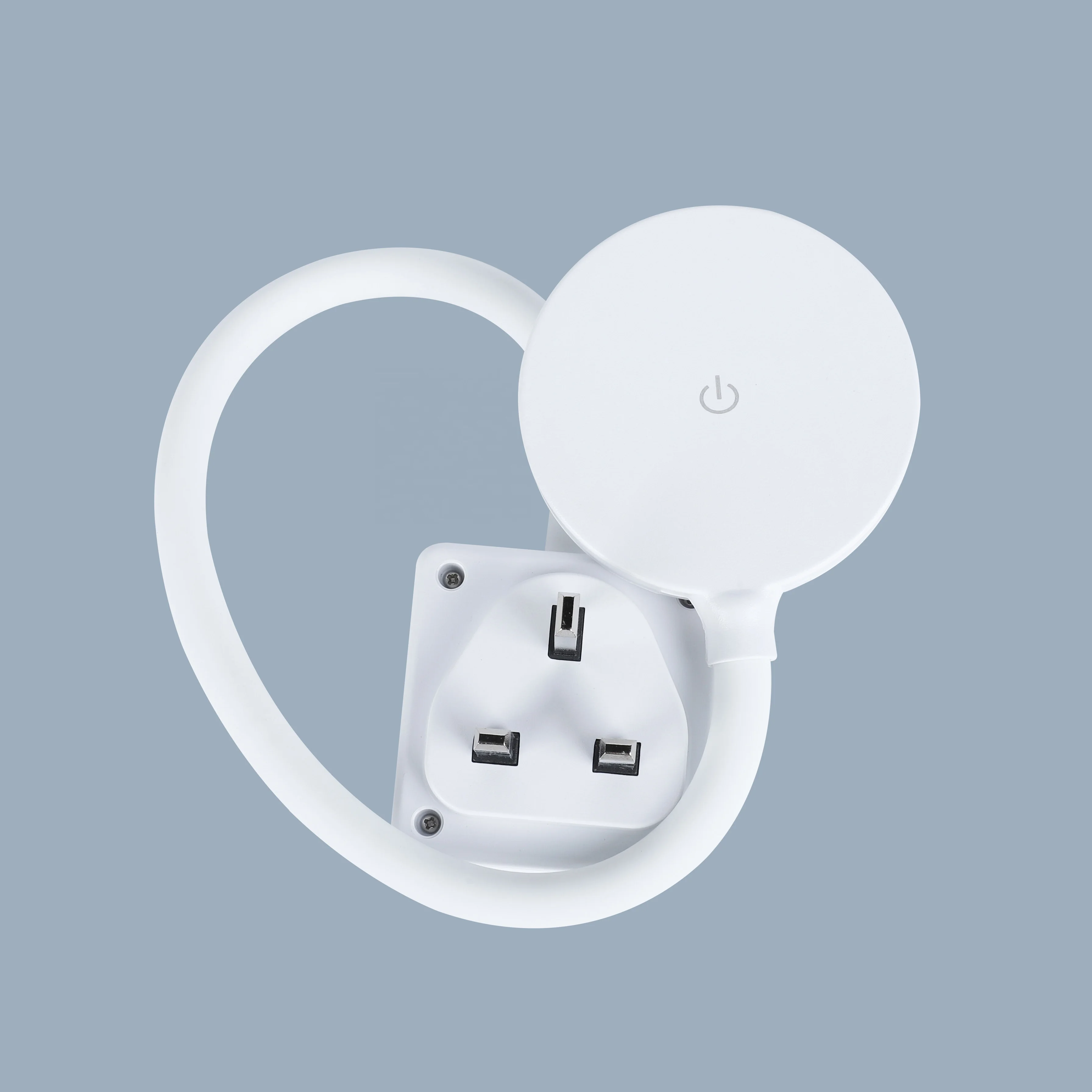 erp rohs ce Bedside reading swing arm indoor led lighting night light bedroom dimmer timer plug in wall table desk lamps