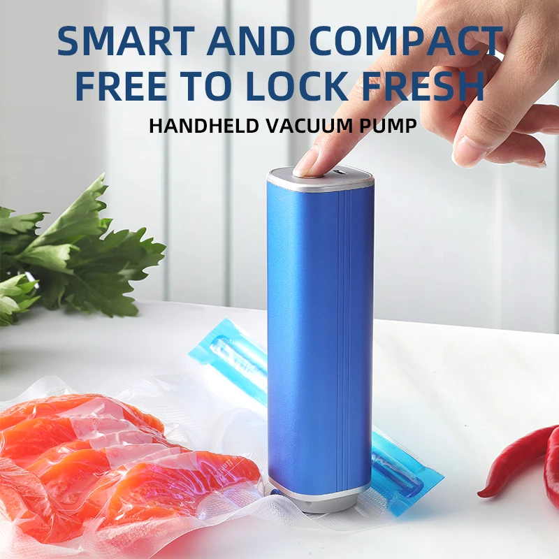 Mini Rechargeable Handheld Vacuum Sealer Electric Air Pump For Vacuum Storage Bag