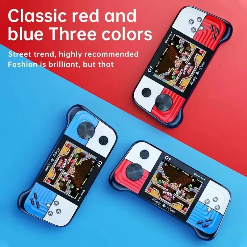 hot sell G9  Handheld Game Player Video Classic Game Console Video 3.0 Inch screen built in 666 games