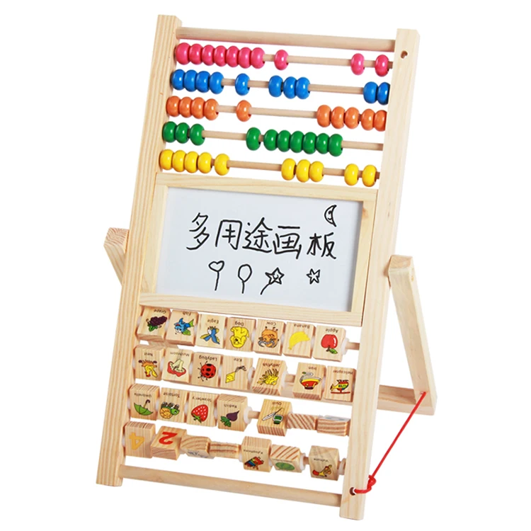 BDJ Hotsale Early Intelligence Baby Educational Toys Wooden Black& White Drawing Board Toys