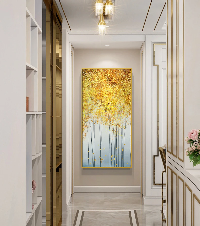 3D Texture Autumn Theme Painting Art Home/Hotel/Restaurant Wall Decor