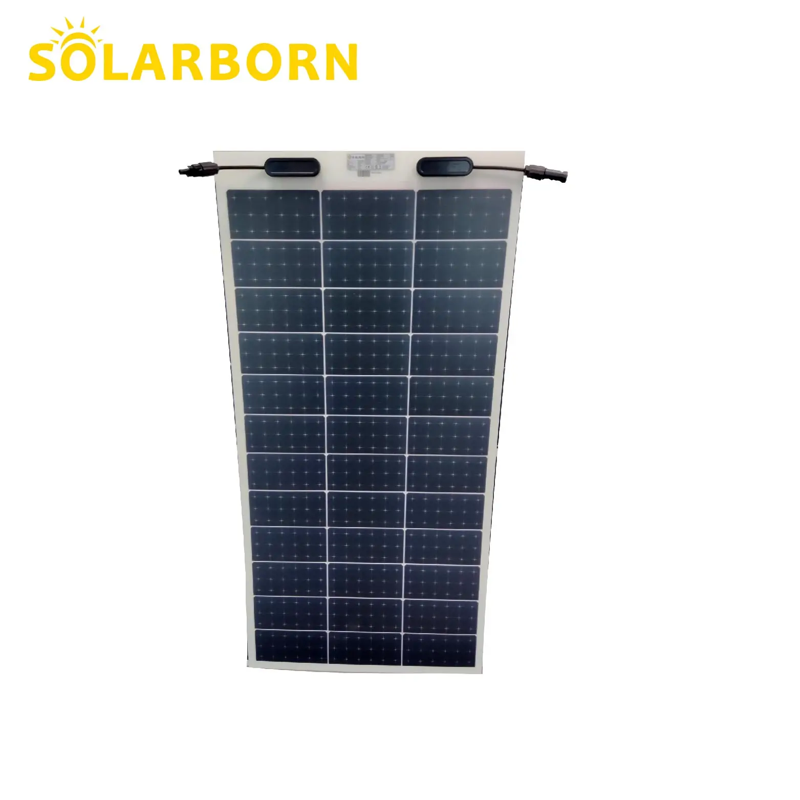 Solarborn monocrystalline solar flexible sheet 200w 275w 355w 300w 24v 48v bendable flexible solar panels