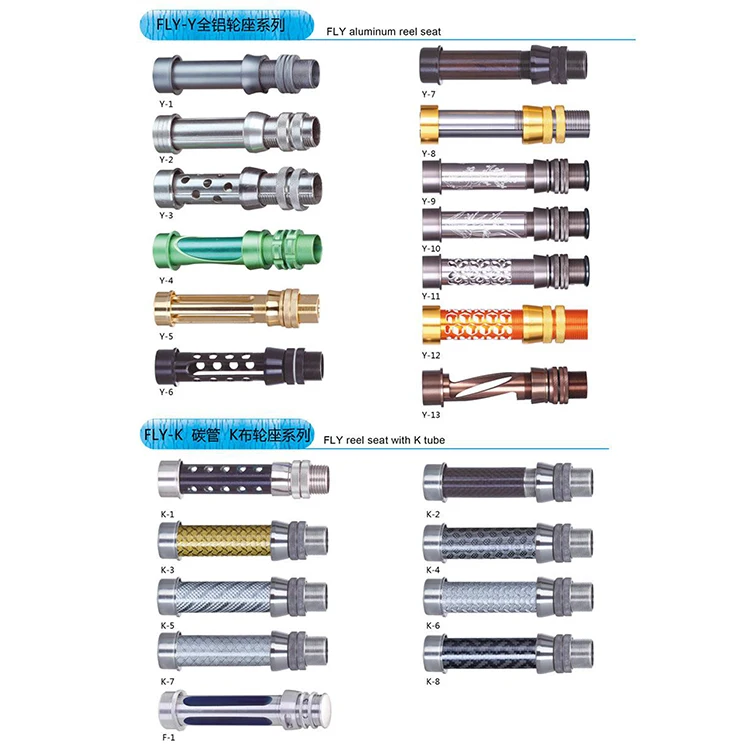 NPS Fishing Rod Buildings Plastic ABS Aluminum  Reel Seat For Spining And Casting Fishing Rods