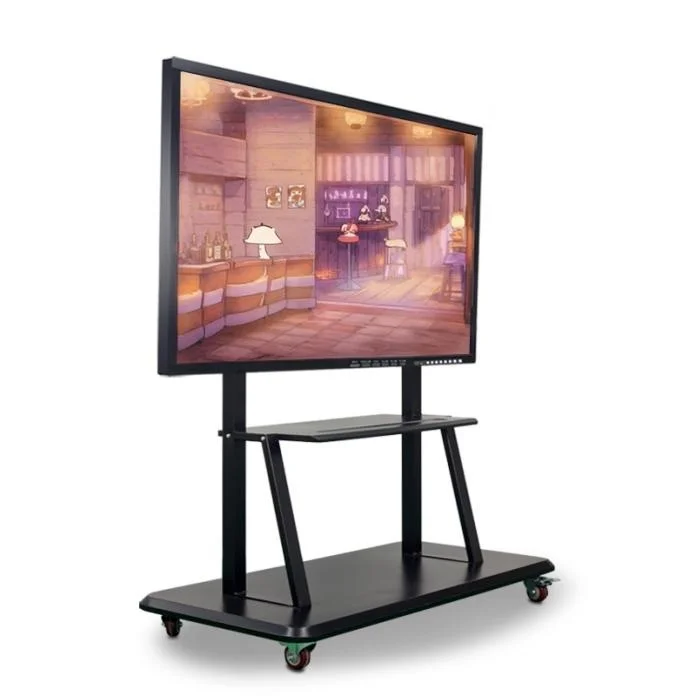 Factory price 50 55 inch interactive flat panel multi touch screen 4k monitor LCD ultra thin electronic whiteboard