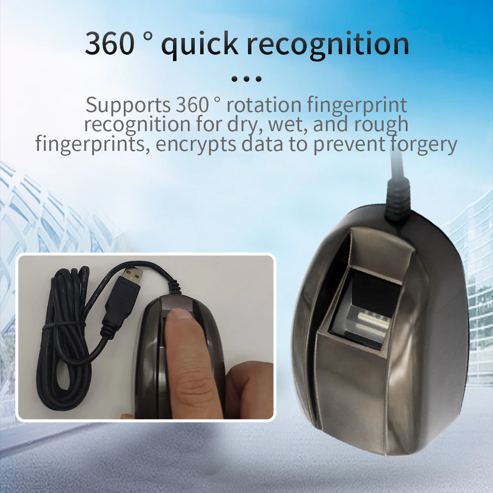 FFi0808 supports USB fingerprint reader biometric scanner for Windows, Android, and Linux SDKs