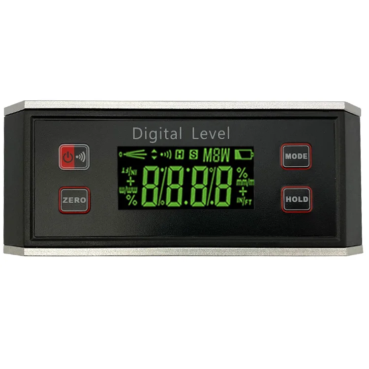 Wholesale Portable 6 Inch Electronic Inclinometer LED Display 360 Degree Waterproof Digital Protractor