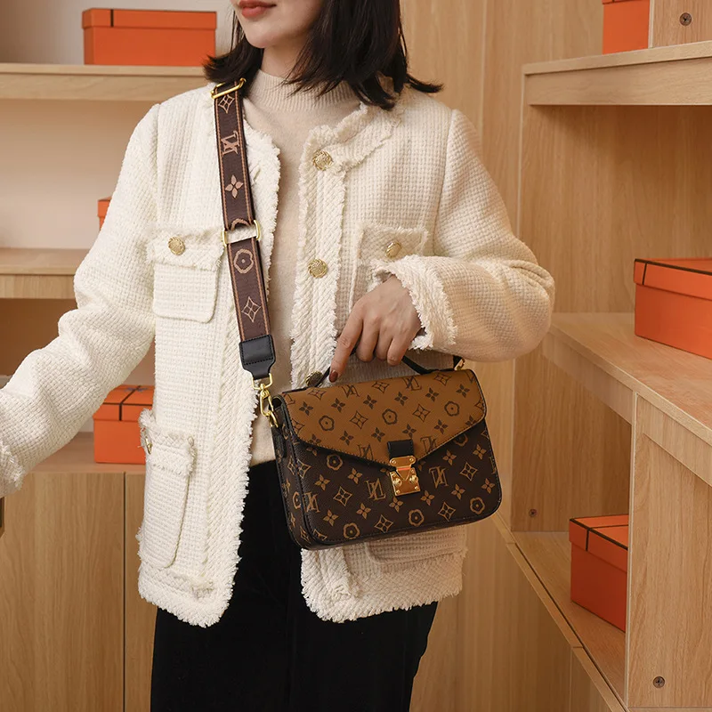 Лидер продаж 2023, сумка для конфет, модная сумка на одно плечо с трендовым принтом, роскошная Брендовая женская сумка с цепочкой