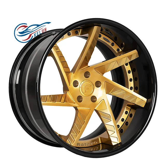 Most popular single wheel20 22 24  inch  Suitable for all models Gold chrome Aluminium wheel Forged wheels