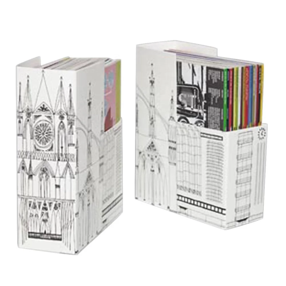 
Excellent quality kraft paper holder magazines books storage box file organizer 