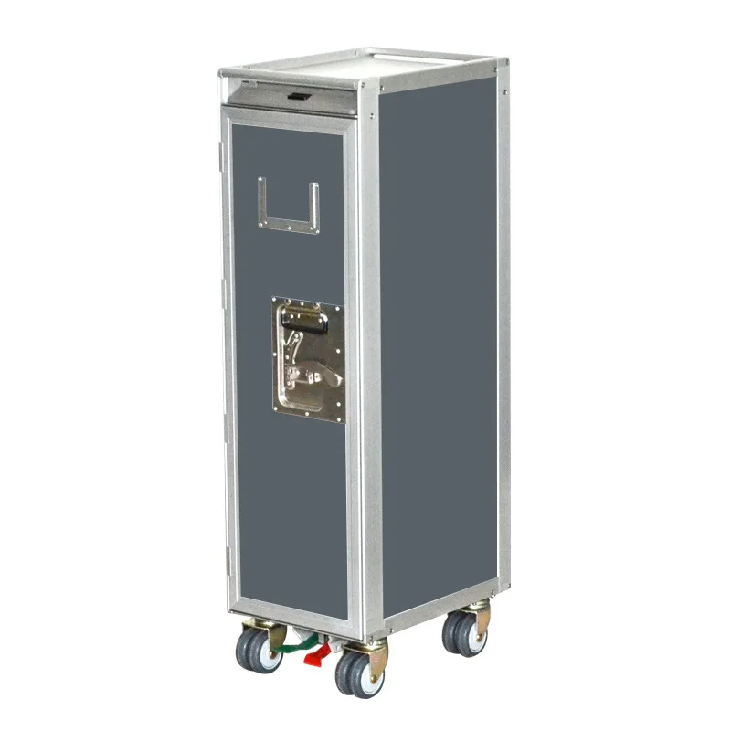Factory Price Wholesale Custom logo Airline Food  Meal Trolley Service Trolley Railway Aluminium