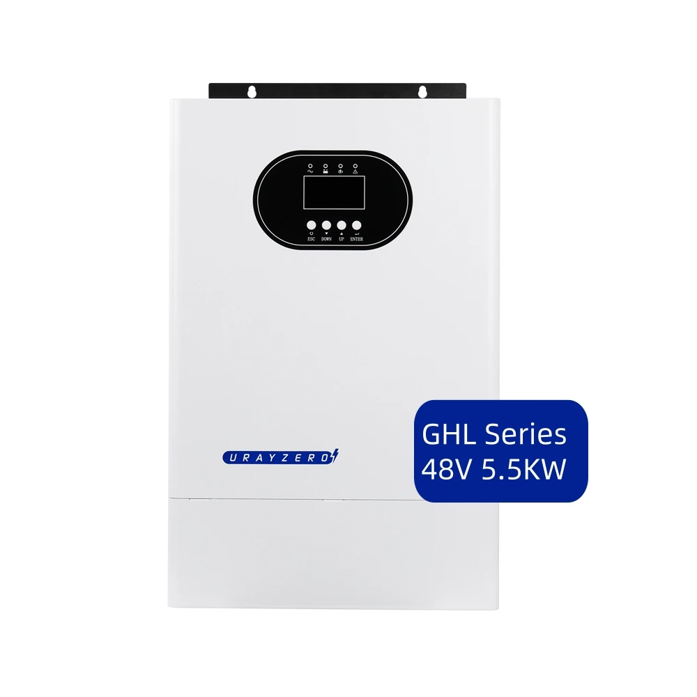 Factory Wholesale High Frequency Single Phase Off Grid 5kw 48v 5.5kw Hybrid Solar Inverter