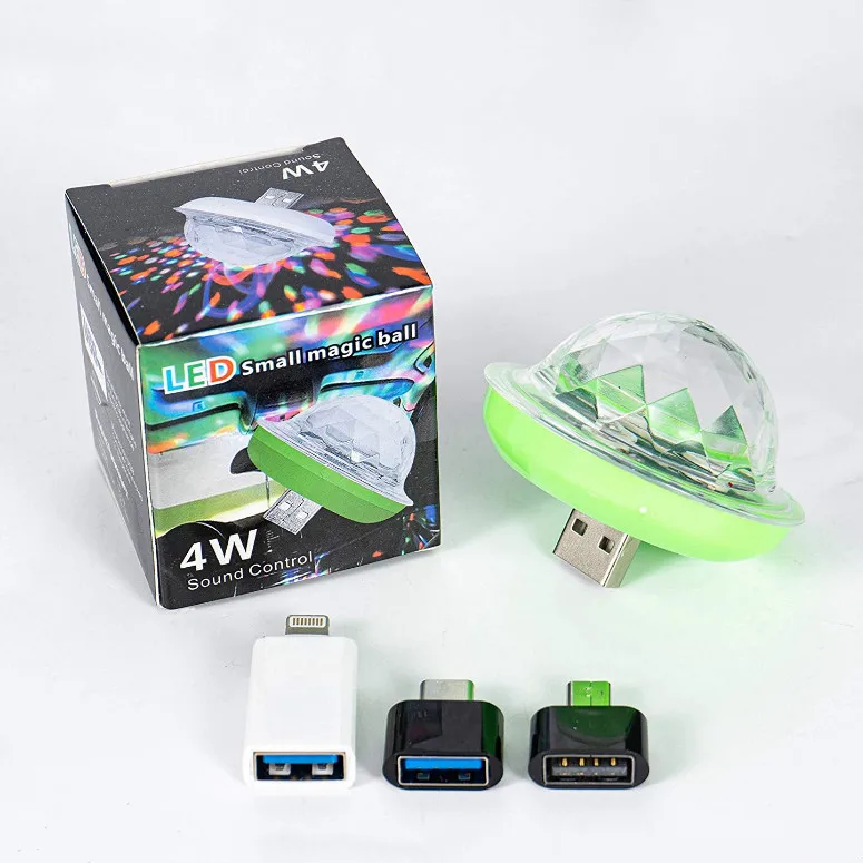 DC5V небольшой портативный светодиодный свет USB RGB цвет светодиодные лампы для вечеринки
