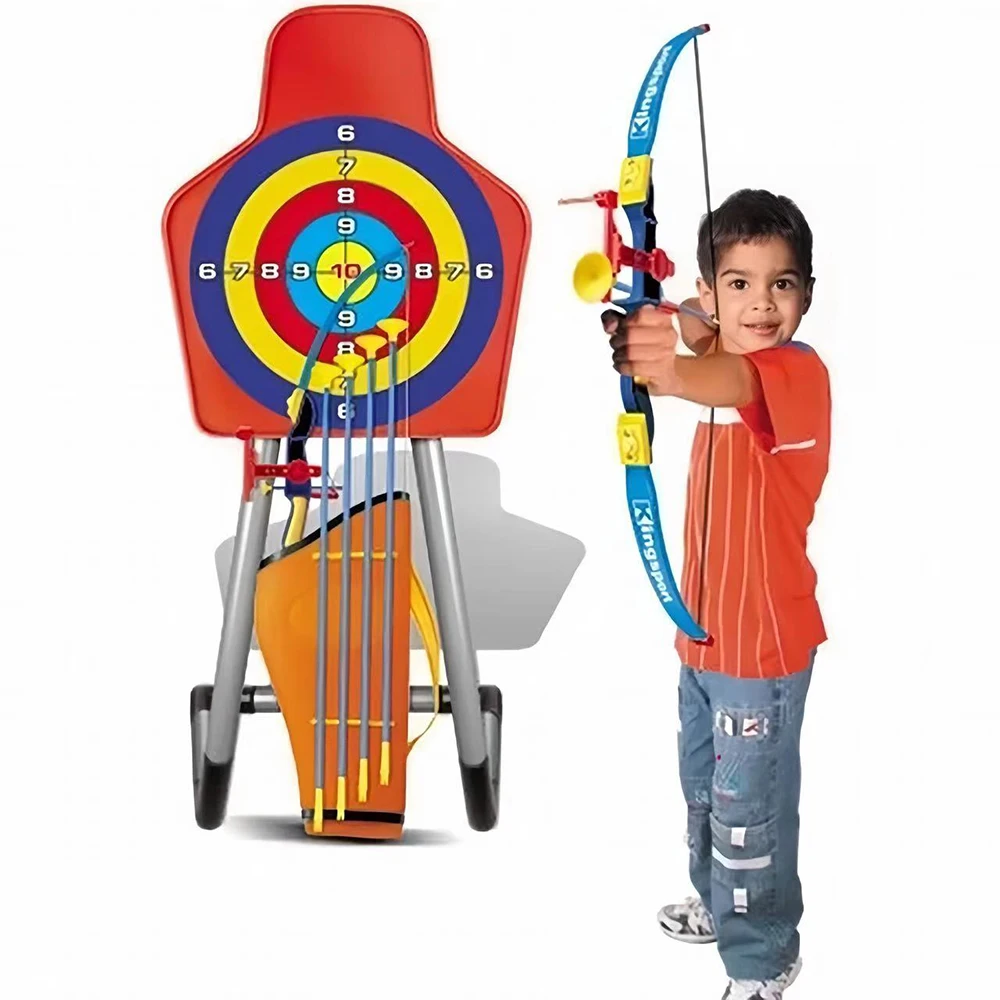 Kids infrared bow & arrow toys plastic sport game toys for boys 8 years old