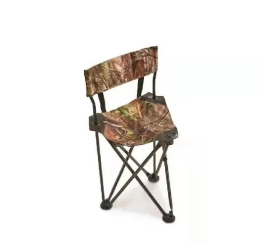 Foldable tripod hunting blind chair with different materials to choose