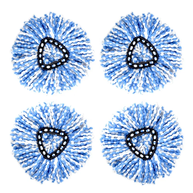 Microfibre Turbo Mop Heads 360 Rotating Spin Mop Pads for Vileda O-Cedar Easy Wring Rinseclean