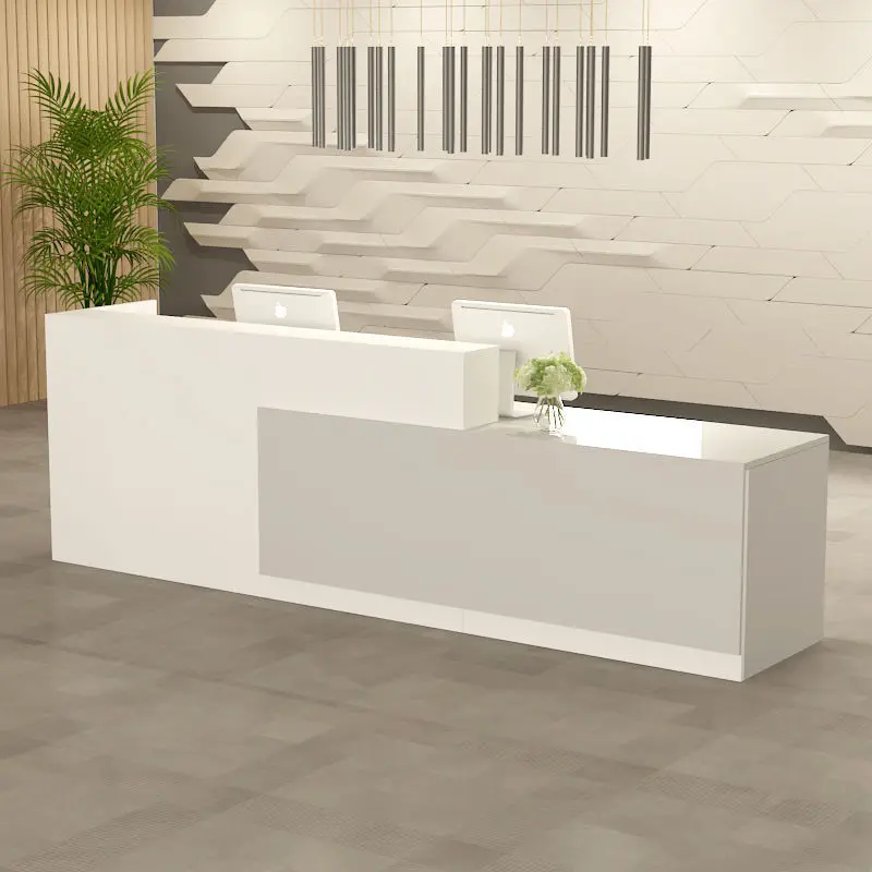 2023 Modern Style Hot Selling Reception Desk Beauty Salon Color Customized 140*60*100 cm Made in China