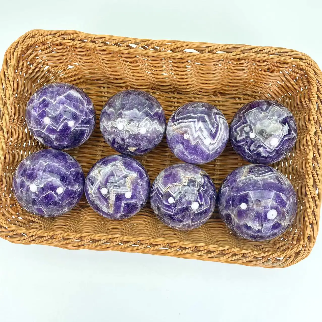 Factory price gemstone ball sphere healing natural amethyst rose quartz sphere for fengshui