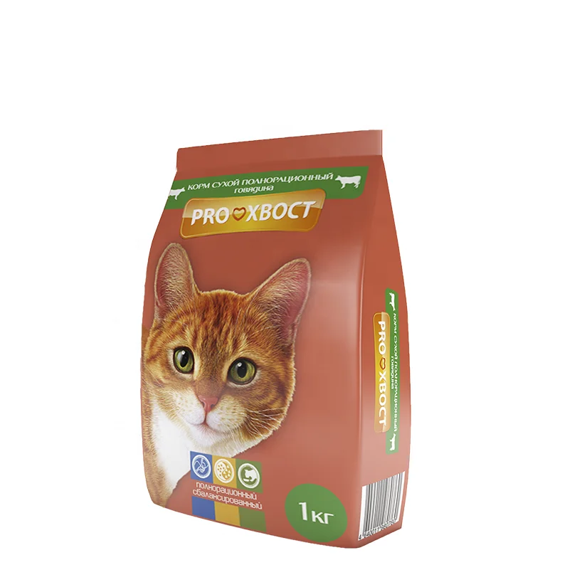 
Prokhvost dry cat food with beef 1 kg 