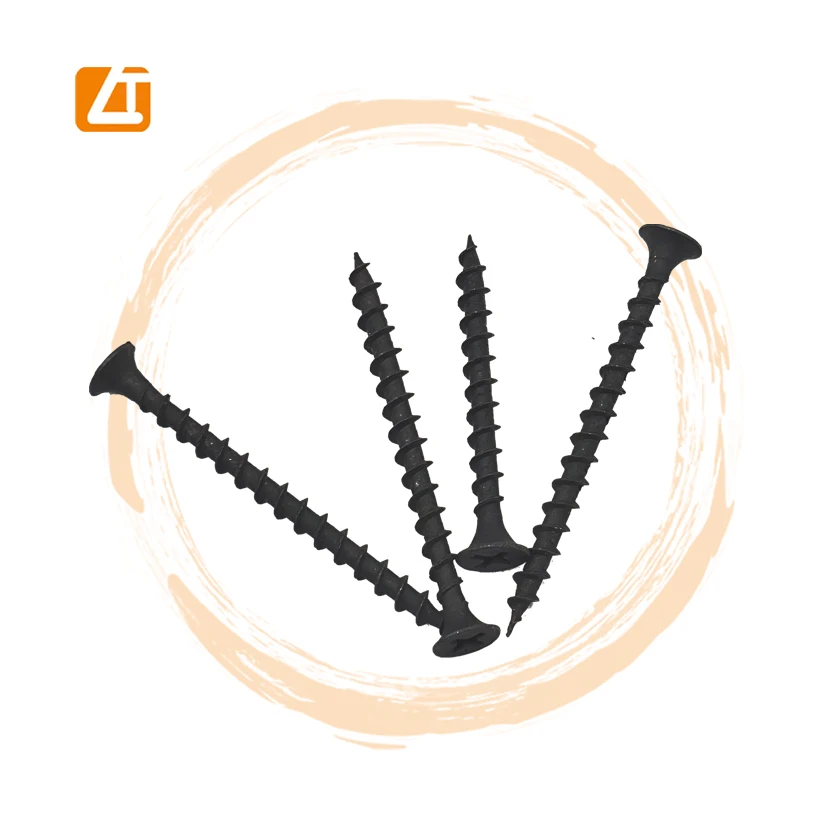 C1022A zinc plated self tapping black gypsum screw tornillos crs drywall screw for metal