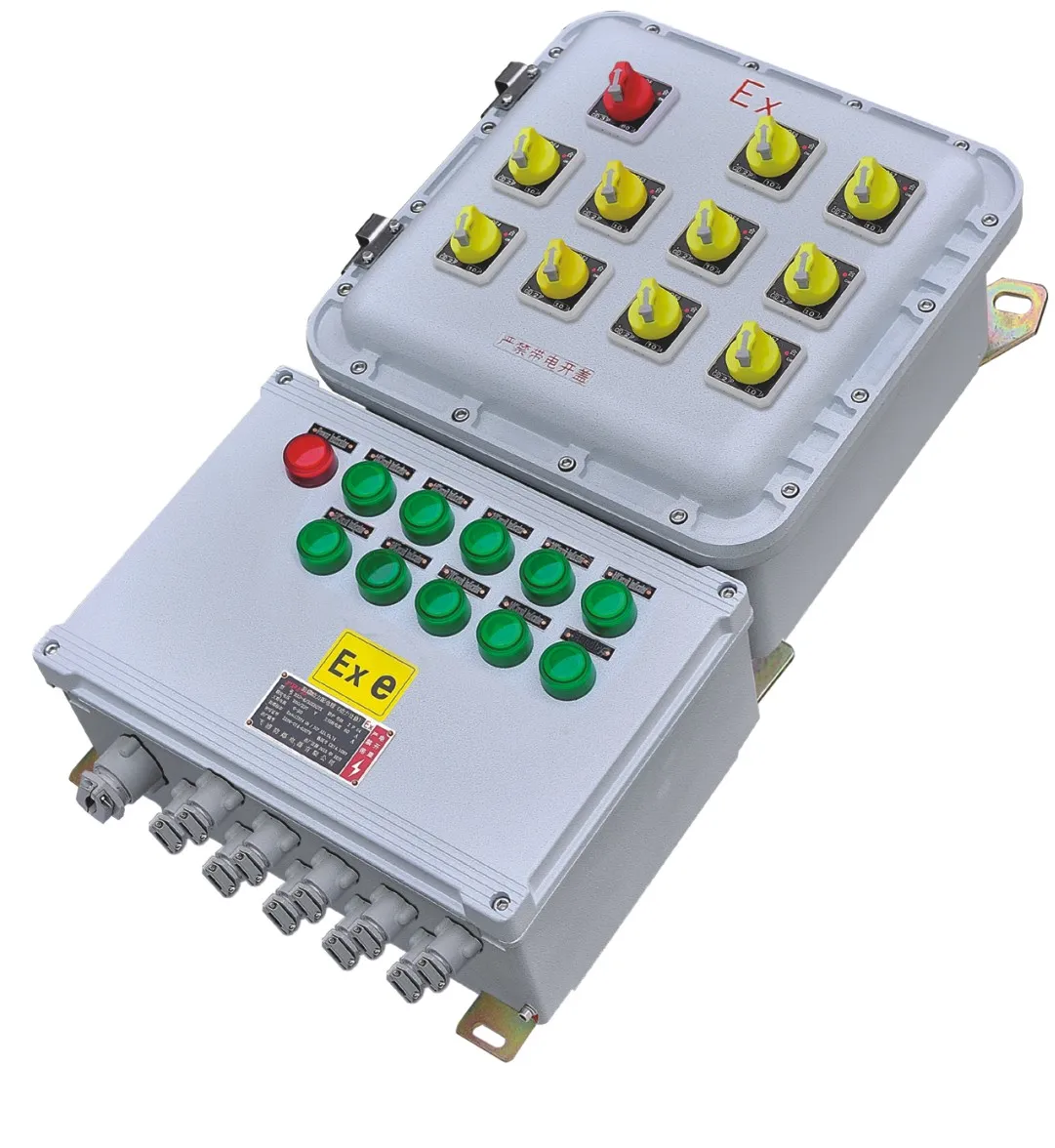 Explosion-proof power distribution box electromagnetic enclosures IIB IIC IP65 industrial factory cabinet