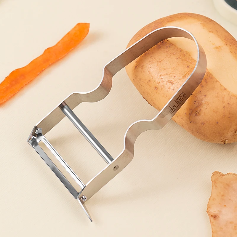 Hot selling stainless steel vegetable peeler asparagus peeling and shredding tool kitchen durable and sharp