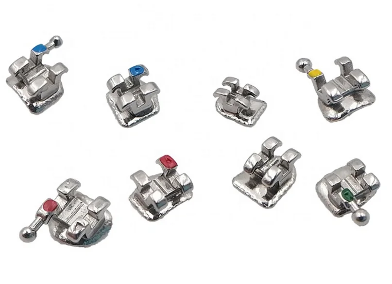 [ Aifan Dental ] Box Package orthodontic brackets Laser Marked Bondable Metallic Ortho Bracket