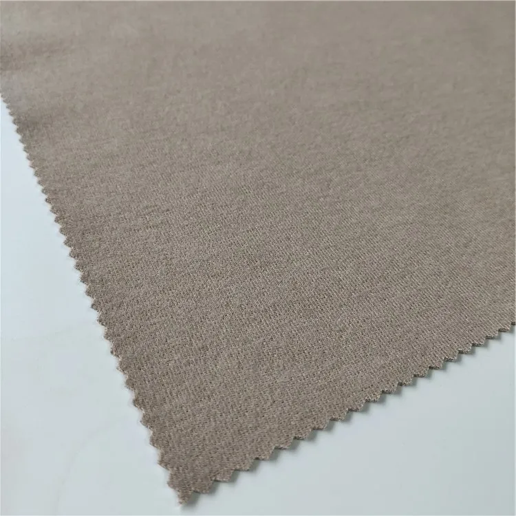 High quality end starry sky jacquard tweed hairy fabric and exquisite polyester rayon woolen fabric