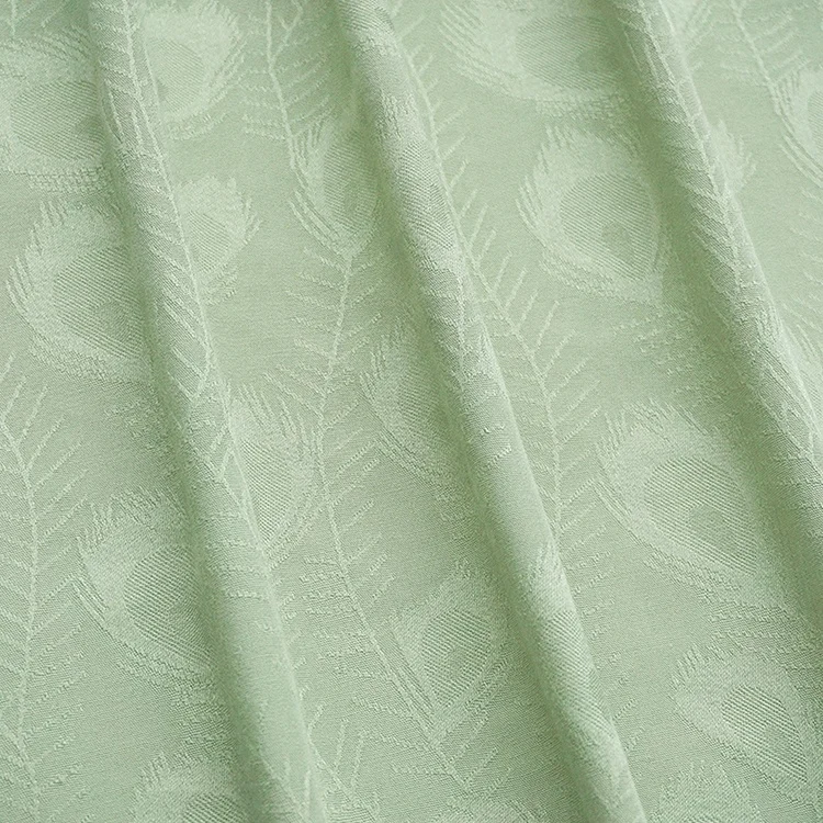 Hot sale multi color textile material jacquard custom apparel fabric rayon for home textile