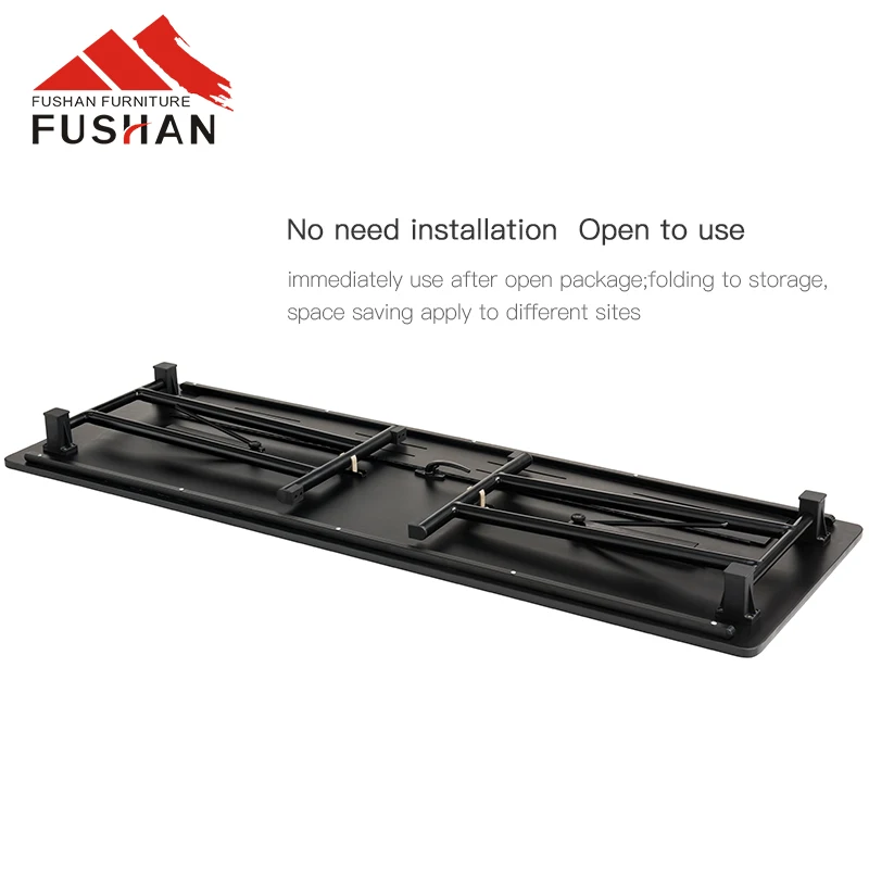rectangle folding table for hotel banquet training room conference room commerical meeting table