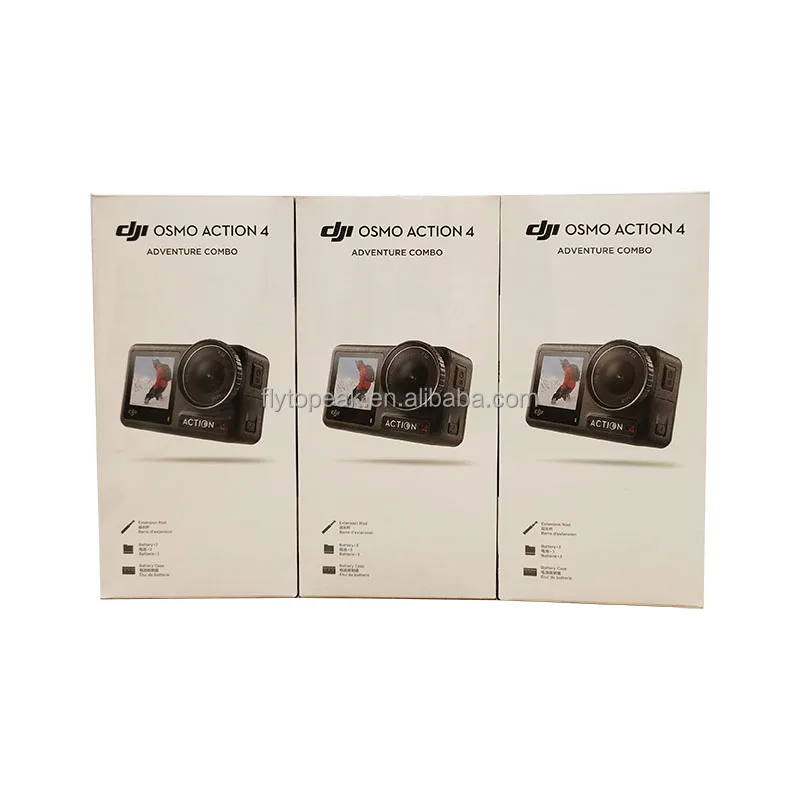 Original Osmo Action 4 Adventure Combo Standard Waterproof Action Video Camera Vlog 4K For DJI Osmo Action 4 Adventure Combo