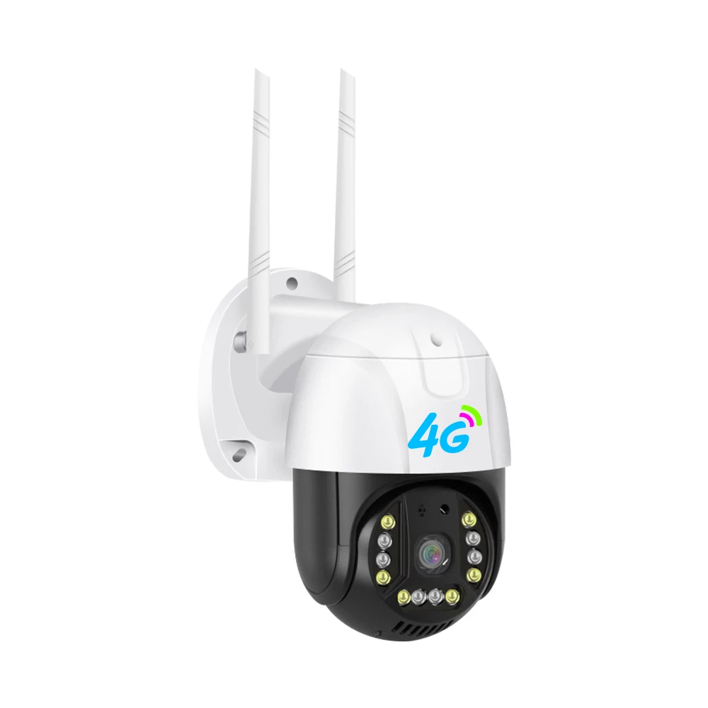 Factory Supply Q12 V380 PTZ Camera 3MP Outdoor Security Wireless Camera Surveillance Wifi 4G Sim Card Support