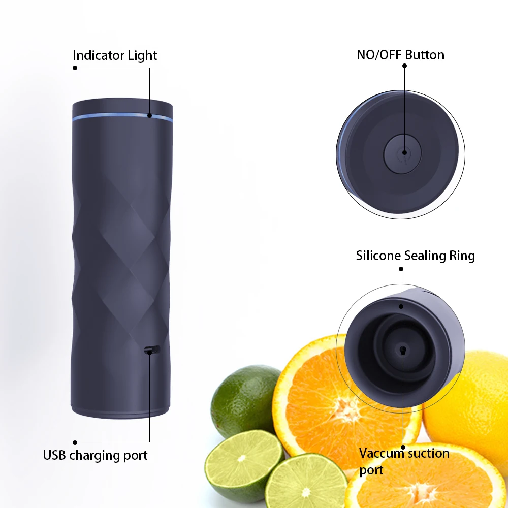 Rechargeable Mini Food Vacuum Sealer Machine, USB Charging Vacuum Air Pump For Food Fresh