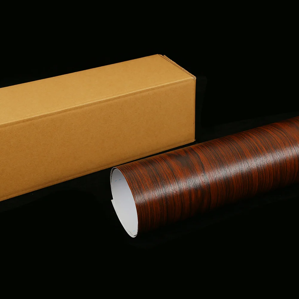 100Micron Floor Film  PVC Plain Wooden Decoration Film Self-Adhesive PVC Vinyl Roll for Floor Decoration