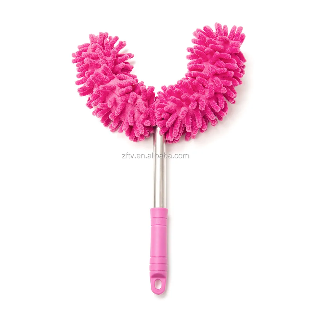 Wholesale High Density Fiber Household Cleaning Feather Dust Feather Duster With Handle