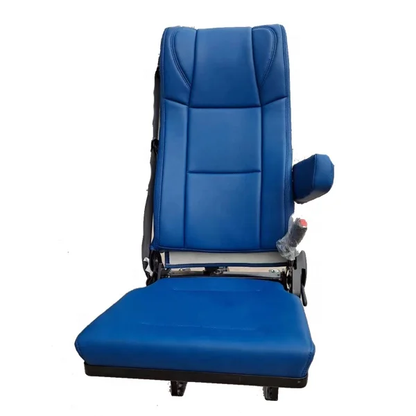 Fold up rotation ambulance seat
