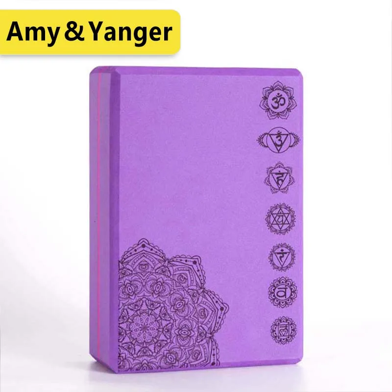
EVA yoga block durable custom printed foam yoga brick eco recycled 