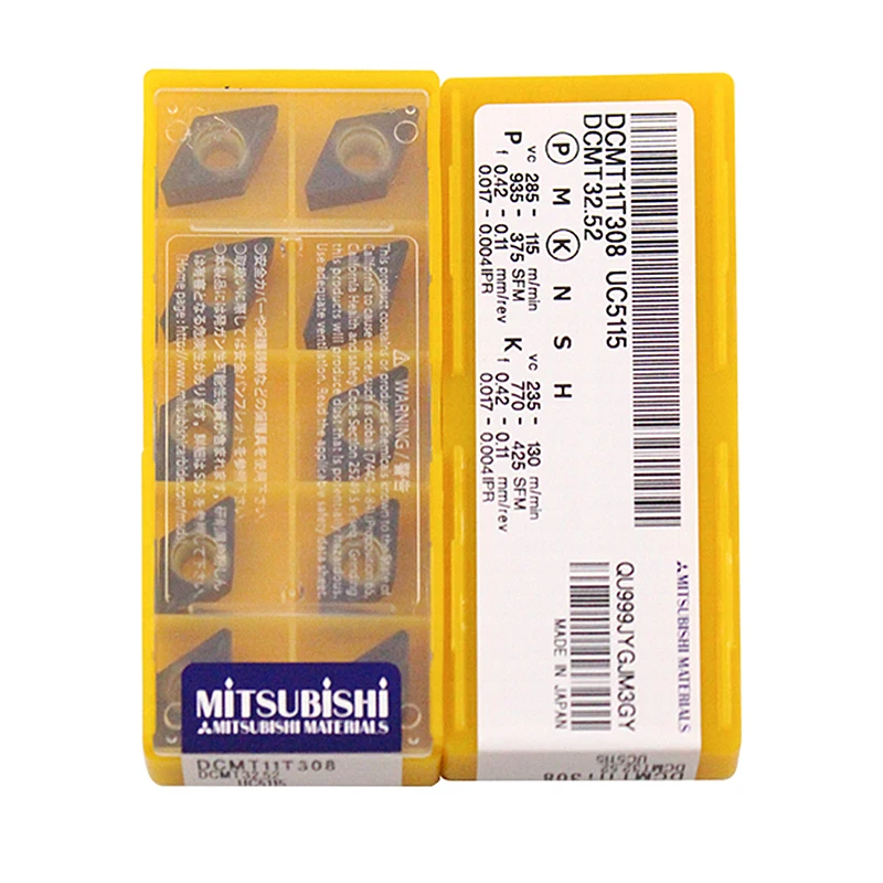 SCMT09T308 UC5115 Manufacturer Tungsten Carbide Milling Insert Carbide Turning Insert Turning Tool Carbide Cnc Cutting Insert