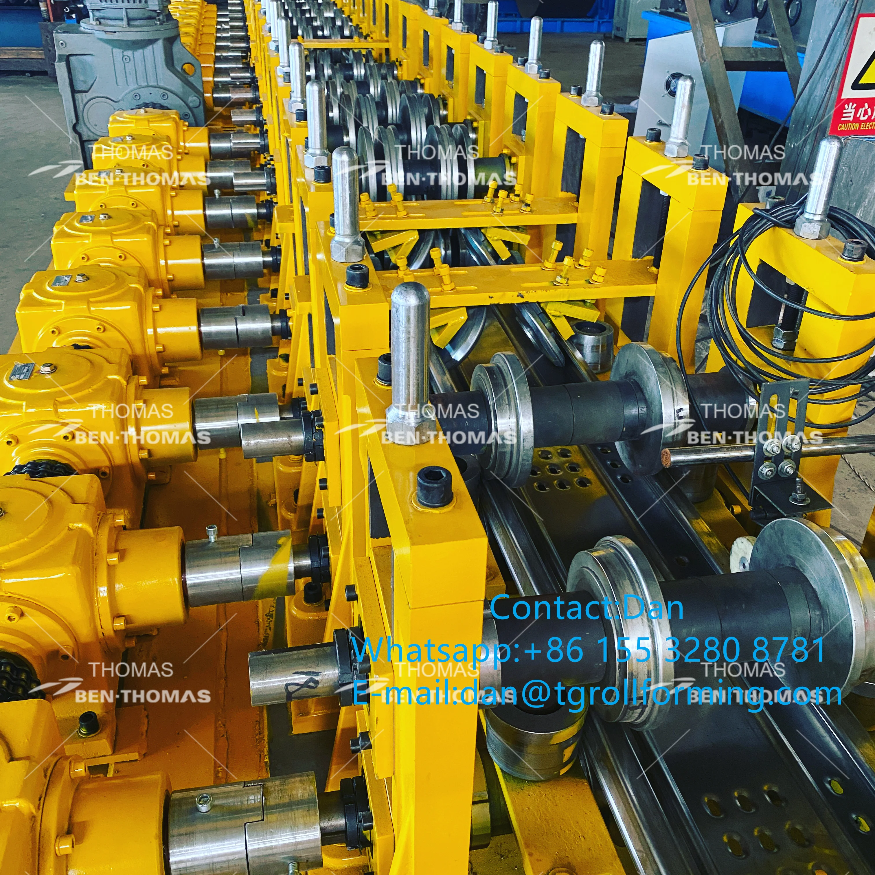 Scaffolding panel production line | Walk board scaffolding plank roll forming machine