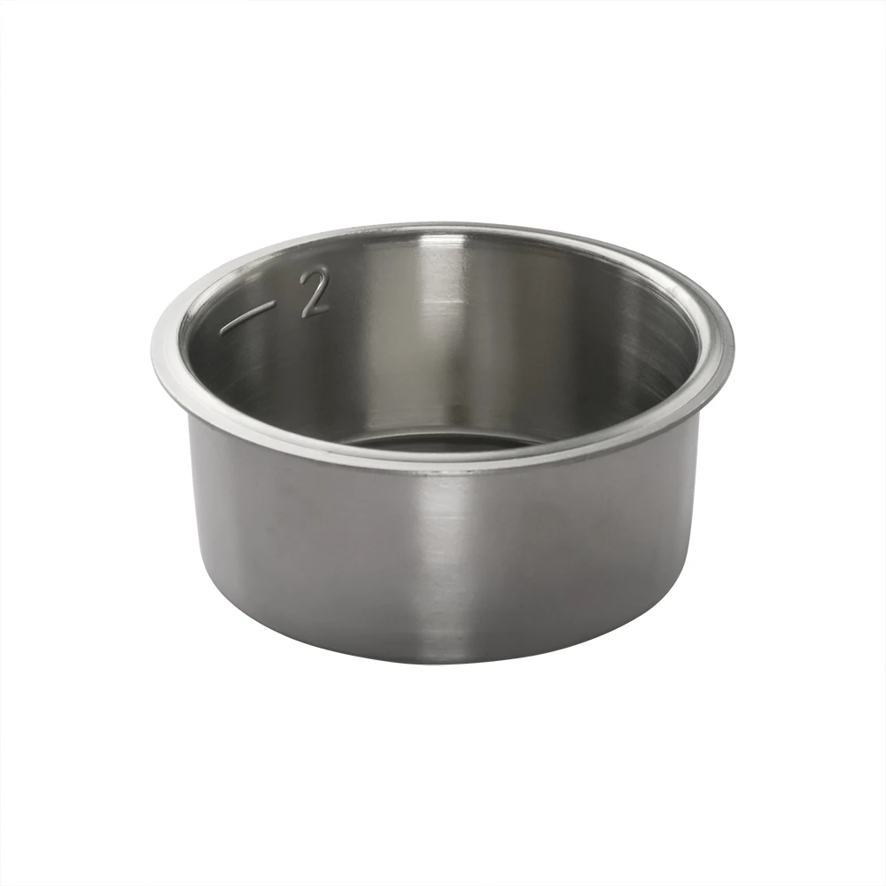 1PCS Stainless Steel Single Layer 51mm High Pressure Coffee Machine Filter Porous Accessories Double Cup