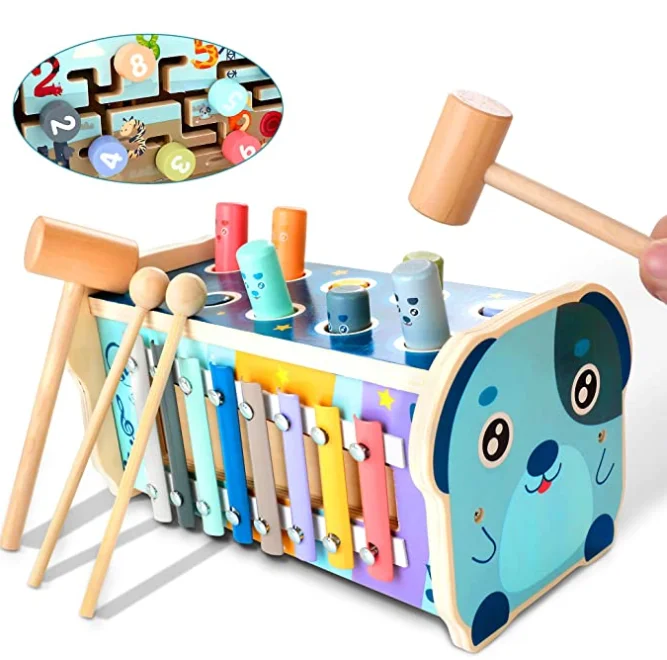 hammers toys for kids Musical Instrument Montessori  Educational toy