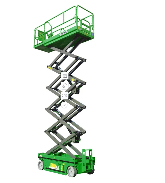 8m full automatic self propelled hydraulic aerial manlift work platform