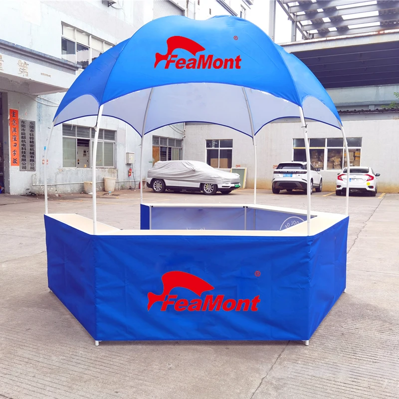 FEAMONT изготовленный на заказ выставочный стенд 3x3x2 6 м коммерческий киоск палатка для внутреннего и наружного помещения