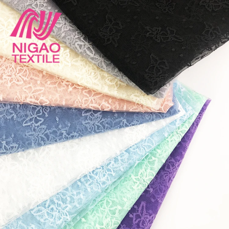 Новый дизайн, многоцветная Тюлевая сетчатая ткань с рисунком бабочки, швейцарская вуаль, кружевная ткань для свадебного украшения, юбка для девочки