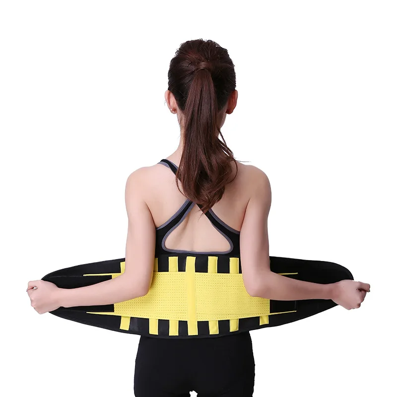 Hot Selling Sports Equipment, Colorful Chloroprene Rubber Fabric Waist Support Strap