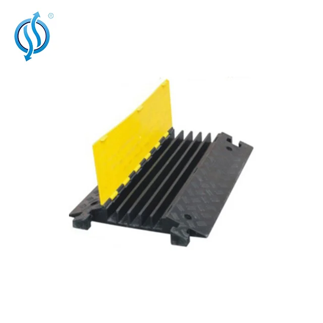 Оранжевый и желтый 3 канала гибкий чехол из пластика ПУ случае кабель протектор на открытом воздухе