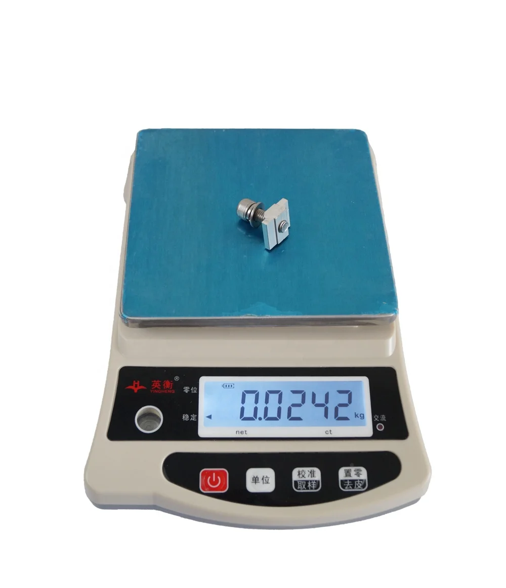 Fixed Mount Solar Panel Z-Nut Mounting Solar Panel Rail Connect Nut