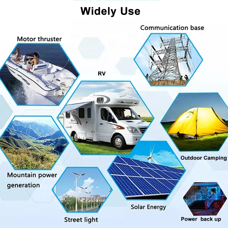 Built-in BMS 12V 200ah Solar Lfp Lithium Ion Lifepo4 Storage Battery With CE FCC UN38.8 Certificate