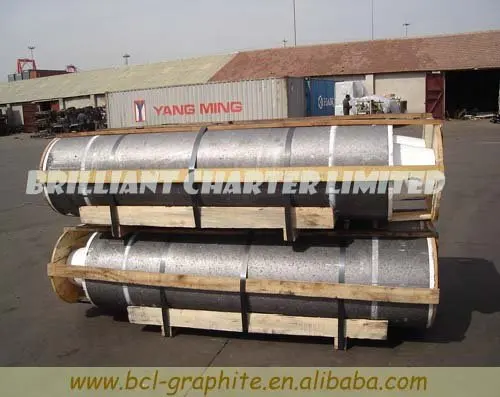 For furnace EAF & LF Pre-nippled Graphite Electrode Scrap fishing rod for sale