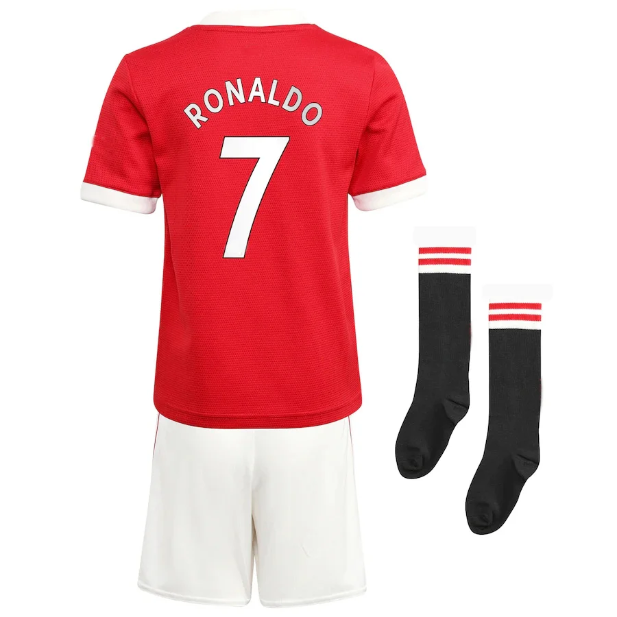Оптовая продажа, новинка, футболка с Роналду, версии фаната, Джерси 2021, 2122, Домашняя футболка, футбольная рубашка, футболка, футболка, высокое качество тайского производства