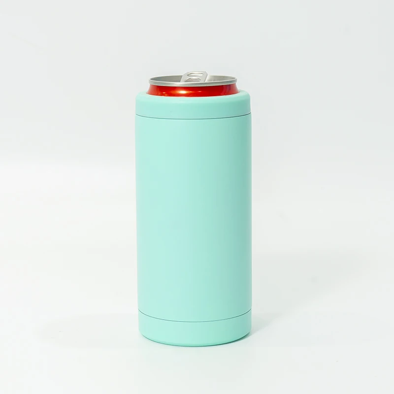 Hot Sale Stainless Steel Beer Cooler Slim Skinny Can Cooler 12Oz